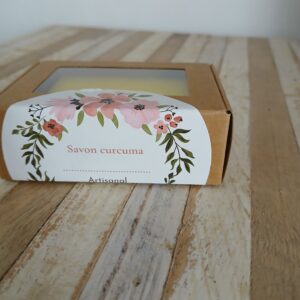Savon artisanal de curcuma